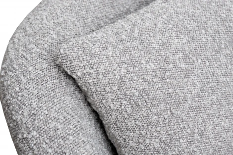 Кресло Верона(Verona) вращающееся, букле серый Orso-SER/бронза 70*77*80см Garda Decor