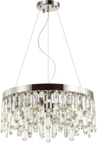 Подвесная люстра Odeon Light Semura 4985/6 (220V, хрусталь, на тросе, круглые)