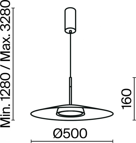 Подвесной светильник Maytoni El MOD041PL-L15W3K1 (LED, 220V, на проводе, круглые)