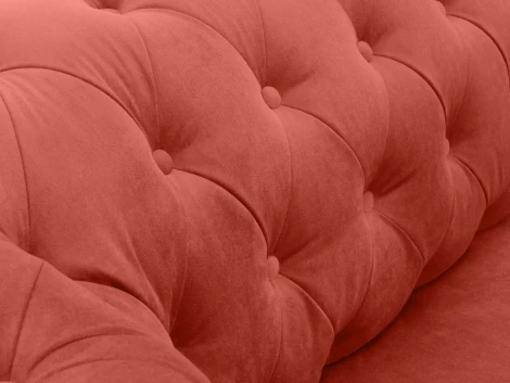 Диван Chesterfield ОГОГО (арт.344559), (Ткань/Красный)
