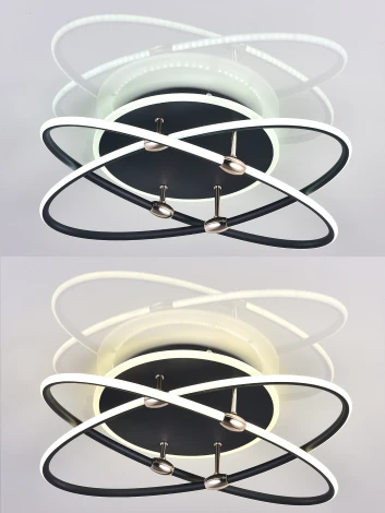 Потолочная люстра Natali Kovaltseva LED LAMPS 81235 (регулировка яркости, 220V, пульт управления, кольцо)