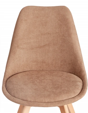 Стул TULIP SOFT (mod. 053V) / 1 шт. в упаковке (Дерево,Пластик,Ткань /Бежевый)