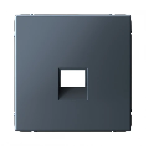 Накладка для компьютерной/телефонной розетки RJ-45/RJ-11 (грифель) Systeme Electric GAL000784