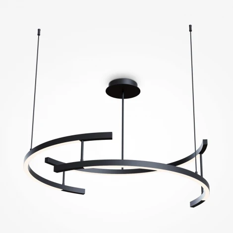 Подвесной светильник Maytoni Line MOD016PL-L52BK (LED, 220V, на тросе)