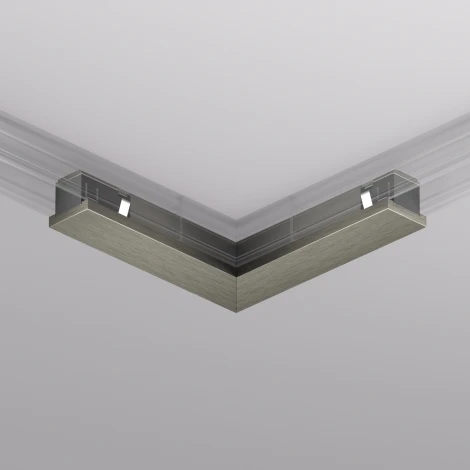 Коннектор для трека Denkirs Shine Base TR5723-DN 90° потолок-потолок, темный никель (48V)