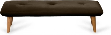 Банкетка Loa ОГОГО (арт.631209), (Велюр/Коричневый)