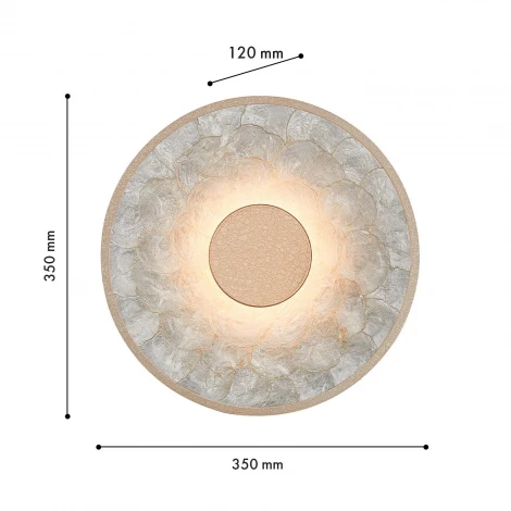 Настенный светильник светодиодный Favourite Solarius 4858-1W LEDx20W 3000K
