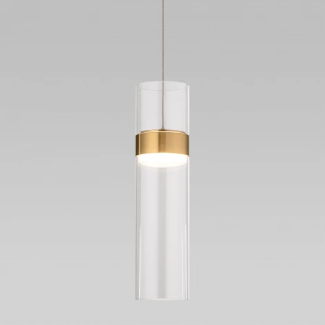 Подвесной светильник Lumen 50244/1 LED латунь/прозрачный (220V, на проводе)