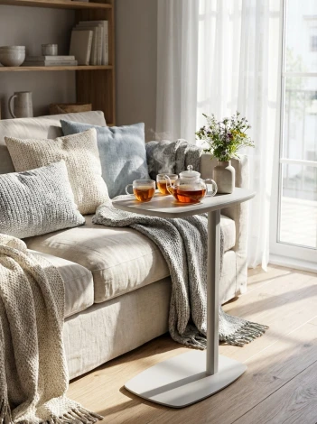 Стол придиванный Дей грей беж/грей беж Mebelik 009797