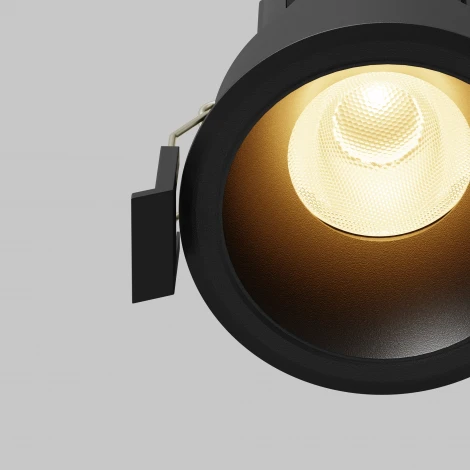 Встраиваемый светильник Maytoni Dip DL115-10W-2.7K-B (LED, 220V, круглые)