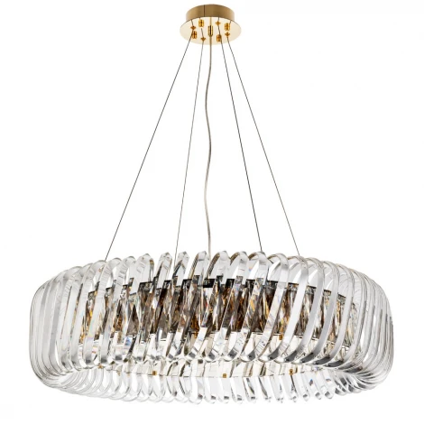 Подвесная люстра Divinare Megan 7568/18 LM-12 (220V, на тросе, круглые, кольцо)