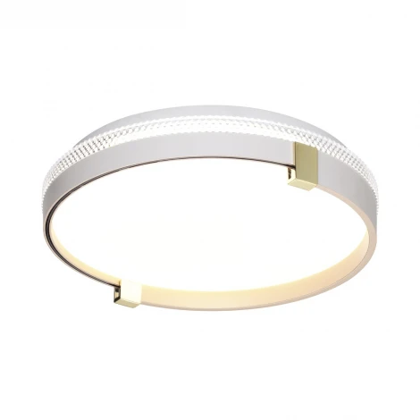 Настенно-потолочный светильник Sonex Olidi White 7646/CLN пластик/белый/золотой LED 36Вт 4000К