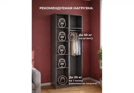 Шкаф Кассий 02 80 Альбина Woodville 679661