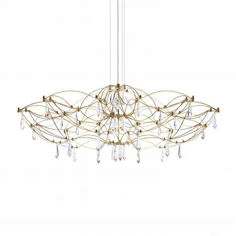 Подвесная люстра светодиодная Loft It Mira 10586/900 Gold Asfour