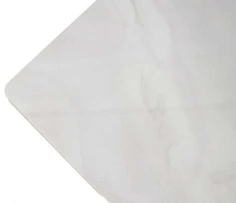 Стол ШЕРЛ 220 цвет ОНИКС (CRYSTAL ONIX BIANCO), керамика / Латте каркас M-City 64591