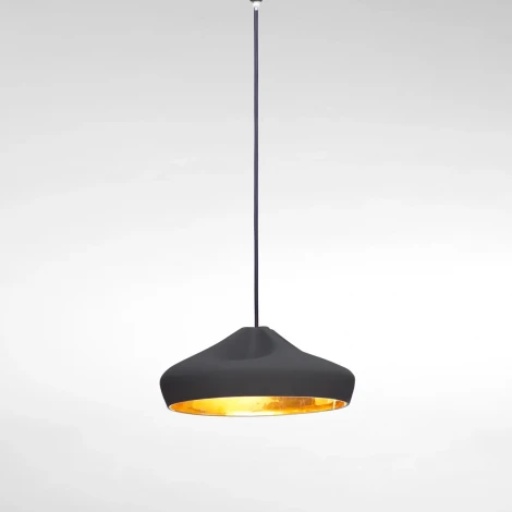 Подвесной светильник Pleat Box 36 черно-золотой Marset A636-404-3949 (094662)