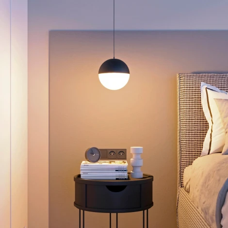 Cветильник SP-EMISFERO-HANG-BUILT-R150-11W Warm3000 (BK, 170 deg, 230V) (Arlight, IP20 Металл) 064193