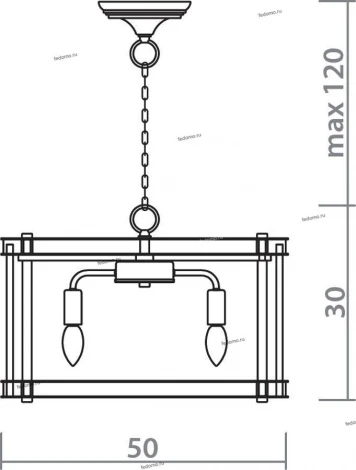 Подвесная люстра Divinare Kanovi 8101/02 SP-8