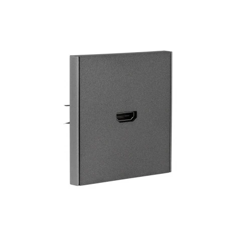 Розетка HDMI с/у графит Kranz Strong KR-78-0730-6