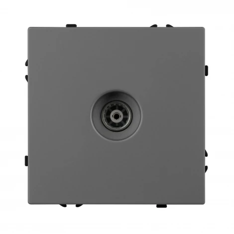 Механизм телевизионной розетки SCT-NOBE-MTV1-SFPL-GR (Arlight, Серый базальт) 054295