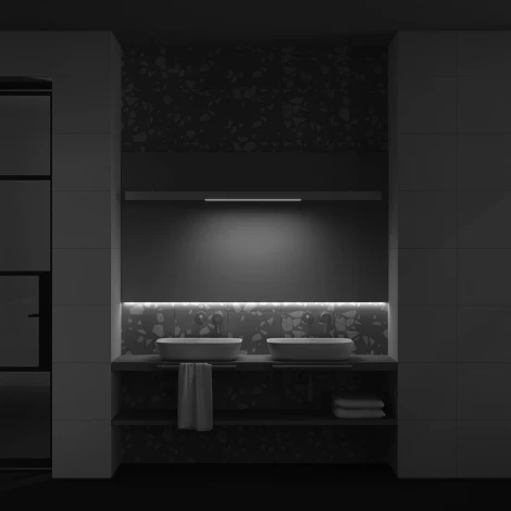 Трековый светильник магнитный светодиодный Voltega Exilight VGL030-4-24W3K-WW-DS-W 24Вт LED 48V