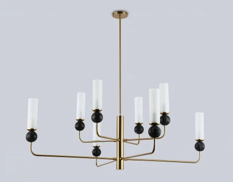 Потолочная люстра на штанге с мрамором Ambrella Ceramo Modern LH53264