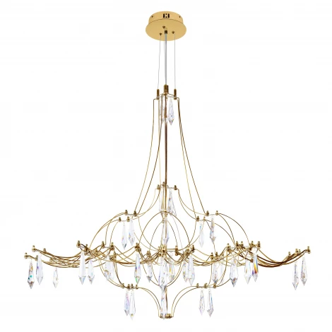 Подвесная люстра светодиодная Loft It Mira 10588/800 Gold Asfour