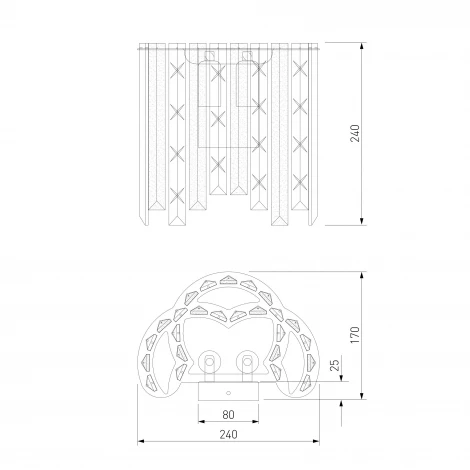 Бра Eurosvet Radiance 101011