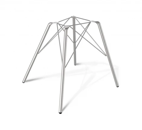 Стул Sheffilton SHT-ST43-2/S37 стальной серый/серое облако/хром лак 697540 2917723504