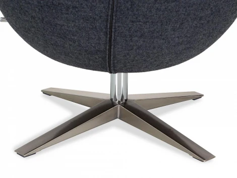 Кресло Egg ОГОГО 633159 (темно-серый)