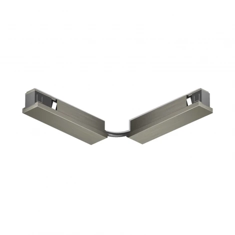 Коннектор для трека Denkirs Shine Base TR5724-DN 90° стена-потолок с поворотом трека под произвольным углом, темный никель (48V)