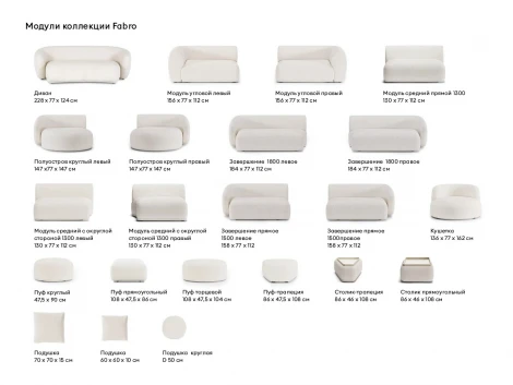 Столик прямоугольный Fabro ОГОГО Обстановочка! 964317 (Букле/Белый)