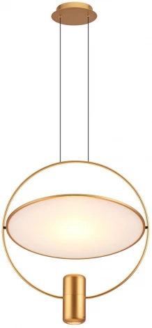 Подвесной светильник Odeon Light Orbit 7028/2L золото/белый матовый/ металл/акрил золото поворотный на 150 LED GU10 2*7W ORBITE (220V, на проводе)