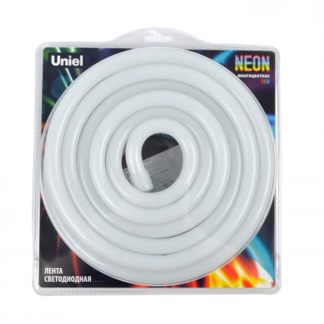 Светодиодная гибкая герметичная лента Neon 5 м. Neon ULS-N02-5050-60LED/m-13mm-IP67-DC12V-14W/m-5M-RGB блистер
