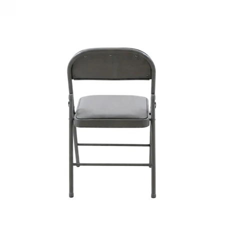 Стул складной GJ-22 серый иск.кожа Stool Group УТ000042555