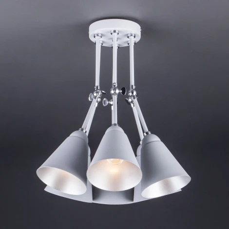 Потолочная люстра Eurosvet Nigella 70052/6 серый/серебро