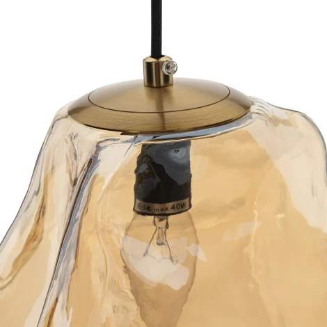 Подвесной светильник Citilux Rocka CL247086 янтарный
