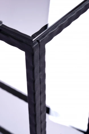 Консольный стол AllConsoles 1012-CB loft grey черный муар