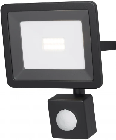 Прожектор уличный светодиодный с датчиком движения Maytoni Flood FL001-L10B6KSR (220V, IP65)
