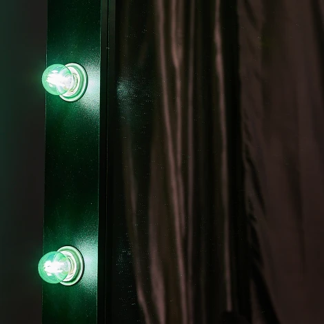 Лампочка светодиодная шар зеленая E27 5W Uniel LED-G45-5W/GREEN/E27 GLA02GR
