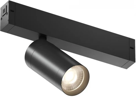 Трековый светильник Denkirs Smart DK8010-BK (LED, 220V, голосовое управление, пульт управления, управление смартфоном, умный дом - Алиса, круглые)