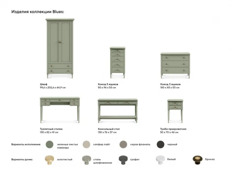 Туалетный столик Blues ОГОГО Обстановочка! 924609 (ЛДСП,МДФ/Светло-серый)