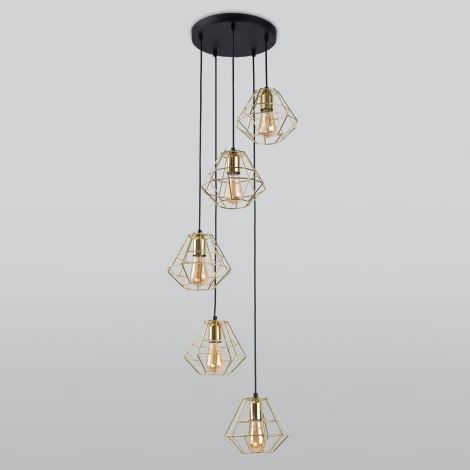 Подвесной светильник TK Lighting Diamond Gold 2576