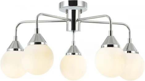 Потолочная люстра на штанге Stilfort Saturn 2125/09/05P (220V, шарики)