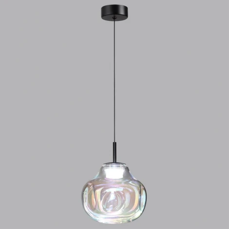 Подвесной светильник Odeon Light Vaso 5097/4LB черный/бензиновый/металл/стекло LED 4W 4000K (220V, на проводе)