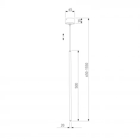 Подвесной светильник Elektrostandard Flinn 50263 LED 4W 4000К латунь