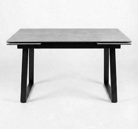 Стол DikLine DZ160 Мрамор Кандела cветло-серый/черные (2 уп.) 00-00084590