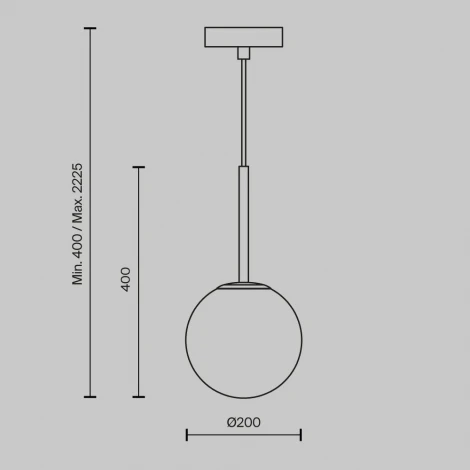Подвесной светильник Basic form MOD321PL-01B1 Maytoni