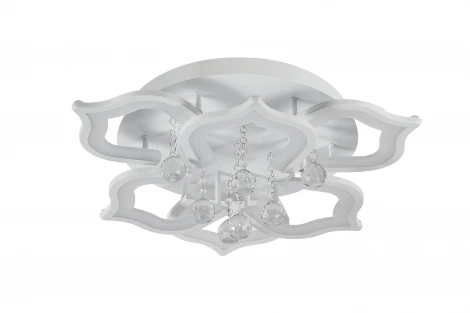 Потолочная люстра ярусная Natali Kovaltseva HIGH-TECH LED LAMPS 82028 (регулировка яркости, 220V, пульт управления, цветы)