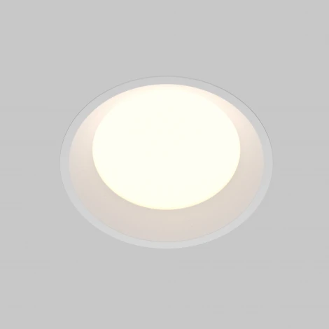 Встраиваемый светильник 18W Maytoni Okno DL055-18W3-4-6K-W (LED, 220V, круглые, IP44)